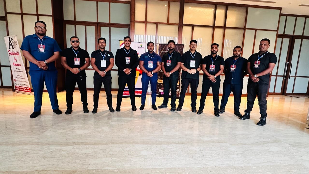 EDS security personnel on patrol